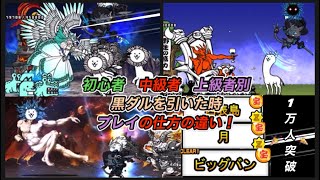 にゃんこ大戦争　初心者中級者上級者別黒ダルを引いた時　プレイの仕方の違い！　にゃんこ大戦争12周年おめ！