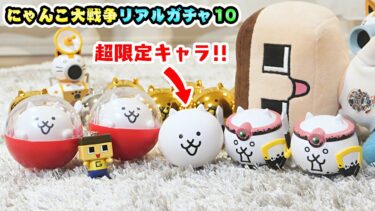 ネコがいつもと違う！にゃんこ大戦争リアルガチャ10【ぐちお】