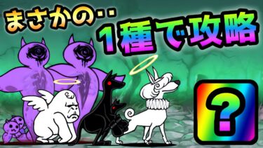まごころをネコに  まさかの1種で攻略　にゃんこ大戦争　絶・死霊妖精クオリネム