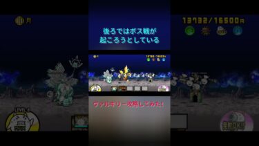【にゃんこ大戦争】未来編第2章ヴァルキリーを2枠で攻略してみた！（にゃんこコンボ有）#にゃんこ大戦争 #にゃんこ大戦争初心者 #にゃんこ大戦争ネタ #にゃんこ大戦争攻略 #shorts