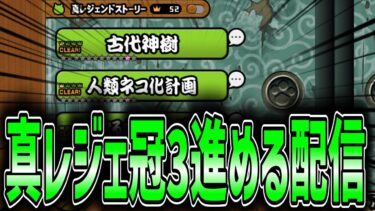 【にゃんこ大戦争】真レジェ冠3進めるぞ！！