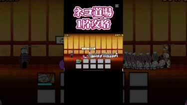 ネコ道場1枠攻略！ #にゃんこ大戦争初心者 #攻略 #にゃんこ大戦争