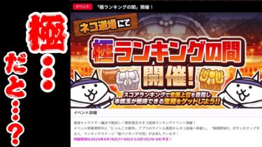 【にゃんこ大戦争】極ランキングの間！？宝箱も貰えるみたいだし頑張るしかない生配信