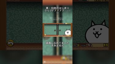 【にゃんこ大戦争】真・伝説のはじまりクリアｱﾞｱﾞｱﾞｱﾞｱﾞ！！！#にゃんこ #にゃんこ大戦争 #にゃんこ大戦争初心者