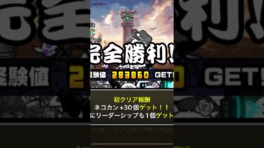 ヨッシャーー！！ーーァ！よっしゃーー！#にゃんこ大戦争 #にゃんこ大戦争ネタ #にゃんこ大戦争攻略 #にゃんこ大戦争初心者 #にゃんこ大戦争無課金