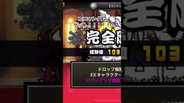 コニャンダムゲット！ #おすすめにのりたい #にゃんこ大戦争 #にゃんこ大戦争初心者