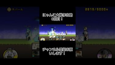 にゃんこ大戦争攻略8日目！#にゃんこ大戦争 #にゃんこ大戦争初心者 #にゃんこ大戦争攻略 #チャンネル登録お願いします #バズれ #ゲーム #shorts