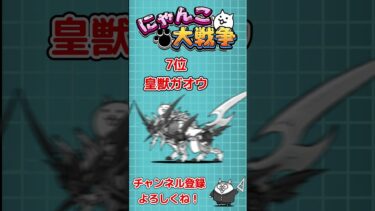 【最新2025年3月版】超ネコ祭 最強ランキング【The Battle Cats】 #shorts  #にゃんこ大戦争