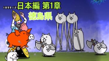 日本編 第1章 徳島県 #3｜にゃんこ大戦争