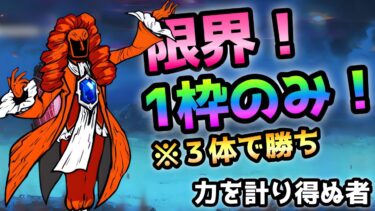 力を計り得ぬ者まさかの1枠で攻略　にゃんこ大戦争　万物誘う真理の大渦