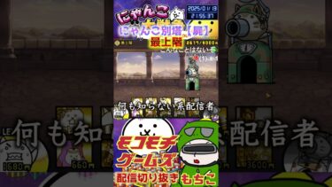 【にゃんこ大戦争】＃４２６　にゃんこ別塔【屍】最上階簡単攻略！YouTube&TikTok同時配信してるよー【ソシャゲ配信】＃shorts