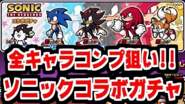 【にゃんこ大戦争】雲行きが怪しすぎるソニックコラボ確定ガチャ！全キャラコンプ狙うぞ！【本垢実況Re#2146】