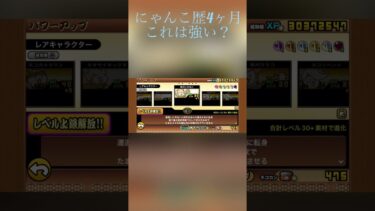 にゃんこ歴4ヶ月でこれは強いですか？#にゃんこ大戦争 #にゃんこ #にゃんこ大戦争初心者 #はじまりの曲 にゃんこ歴4ヶ月#sorts