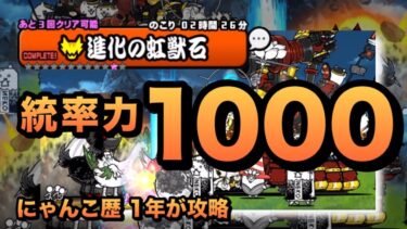 【進化の虹獣石】これがにゃんこ大戦争の最大統率力イベントだ！にゃんこ歴1年が攻略してみた［にゃんこ大戦争］