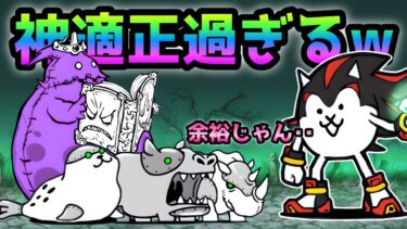 デスマーチ  ネコシャドウが超絶適正過ぎて超ヌルゲーwにゃんこ大戦争　絶亡者デブウ