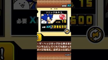 にゃんこ大戦争　箱詰めが移動速度最速？　そんなわけないwww #にゃんこ大戦争 #battlecats #ソニック
