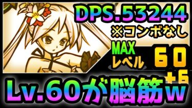 Lv.60超えのトロカリが脳筋過ぎて降臨ステージを２枠で速攻wにゃんこ大戦争