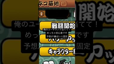 初心者です#ユーザランク#にゃんこ大戦争
