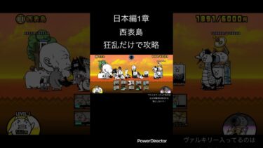日本編1章西表島を狂乱だけで攻略！ #youtubeshort #にゃんこ大戦争 #youtubeshorts #shorts #short #にゃんこ #にゃんこ大戦争初心者 #ゲーム