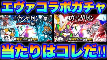 エヴァコラボガチャ解説！引くべきか？そして、当たりはこれだ！　#にゃんこ大戦争　#battlecats
