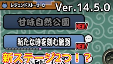 新ステージ2つ！？Ver.14.5.0アップデート！【にゃんこ大戦争】