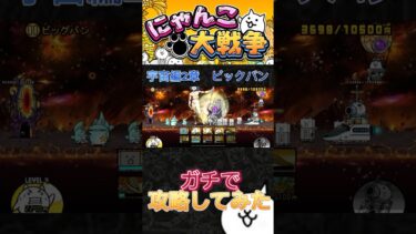 宇宙編2章のビックバン攻略だーーー‼️#にゃんこ大戦争 #にゃんこ大戦争初心者 #にゃんこ大戦争攻略 #thebattlecats #ゲーム #ネコムート