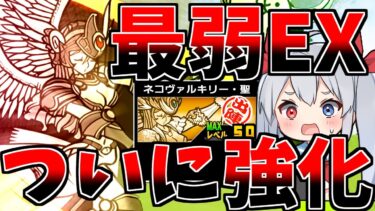 最弱EXヴァルキリーさん、アプデで突然強化される！【にゃんこ大戦争】【ゆっくり実況】２ND#558